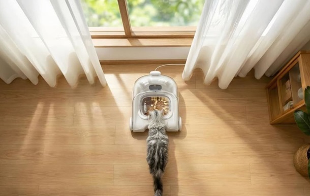 Представлена автоматическая кормушка для кошек с распознаванием  лица 