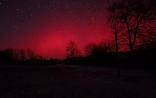 На Сумщине фиксировали полярное сияние и двойное гало