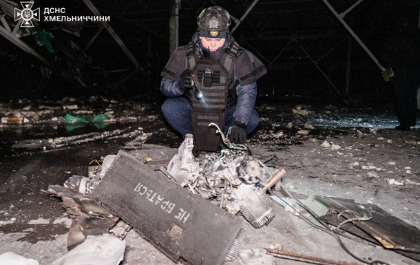 Россияне атаковали дронами Хмельницкую область