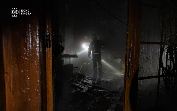 В Киеве горел ресторан