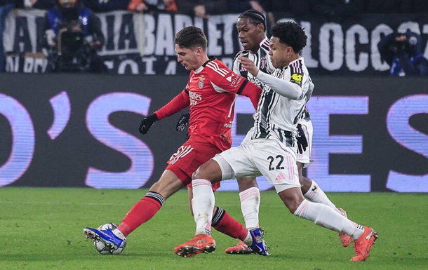 Ювентус обіграв Бенфіку з двома українцями у складі