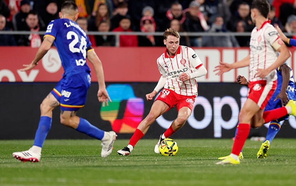 Жирона с украинцами спаслась в матче с Хетафе