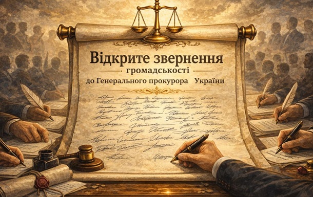 Відкрите звернення громадськості до Генерального прокурора України  