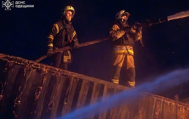 Россияне атаковали объект инфраструктуры в Одессе