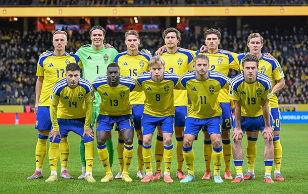 Шведи назвали гравців на матч з Україною