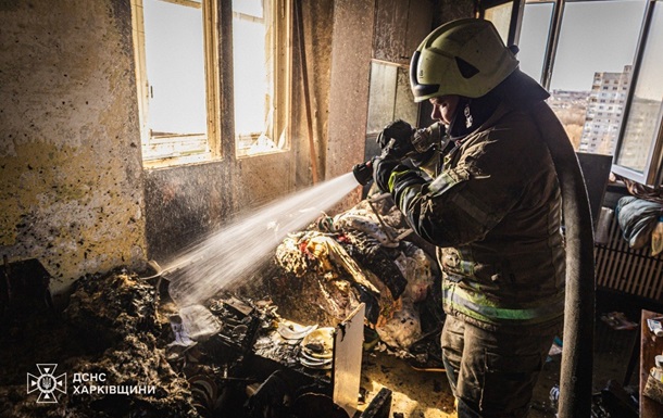 У Харкові загинула жінка, вистрибнувши під час пожежі з вікна 13 поверху