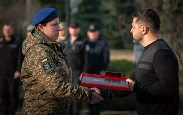 Впервые в рядах Нацгвардии звание Героя Украины получила женщина