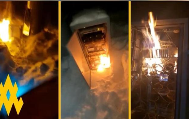 В России партизаны сожгли три антенны РЭБ