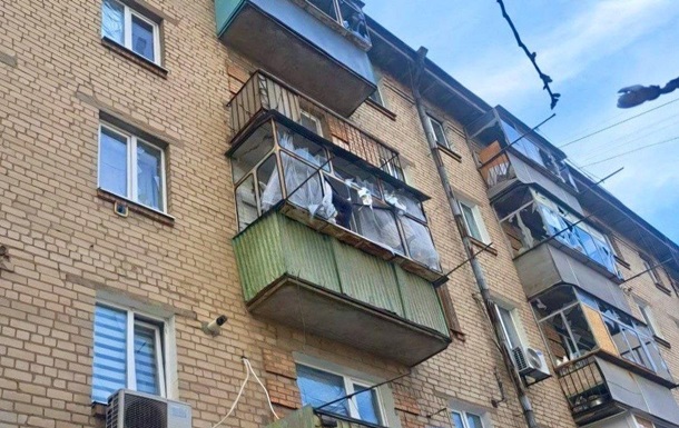 В Никополе восемь человек ранены из-за атаки дрона