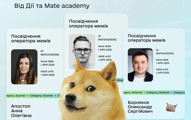 В Дії запустили сертификацию для поклонников мемов