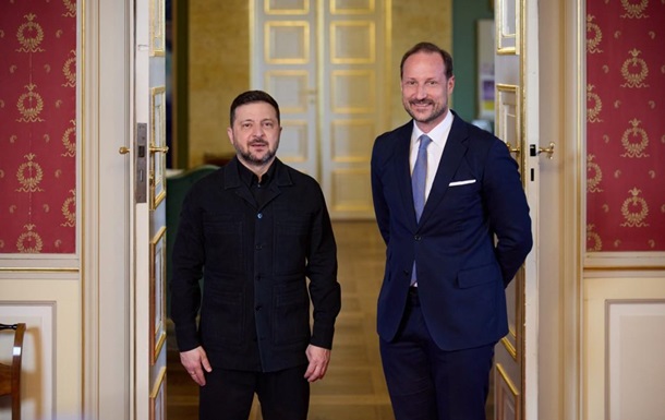 Зеленский встретился с кронпринцем Норвегии