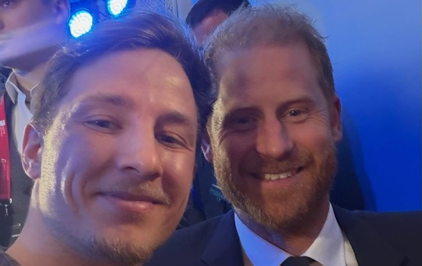 Терен встретился с принцем Гарри в Киеве