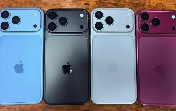 В сети рассекретили все цвета iPhone 18 Pro