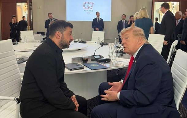 Зеленський зустрівся з Трампом на саміті G7