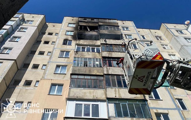 В Ровно во время пожара погиб ребенок, еще трое госпитализированы