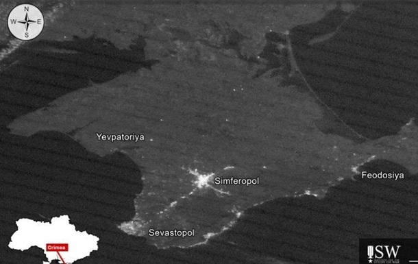 У Криму майже повністю зникло освітлення