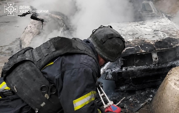 Российские дроны атаковали Херсон: трое человек получили ранения