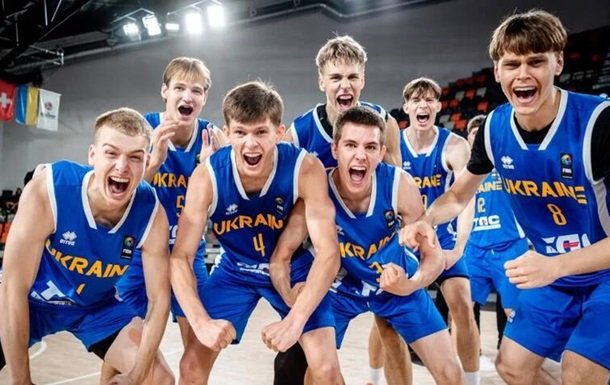 Украинские баскетболисты U-20 на Евро выиграли золото дивизиона В