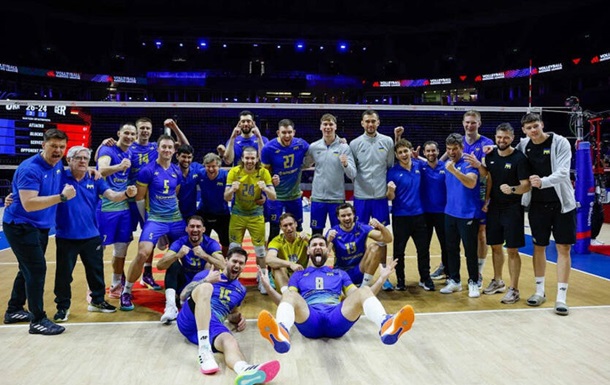 Збірна України з волейболу вперше зіграє у плейофі Ліги націй