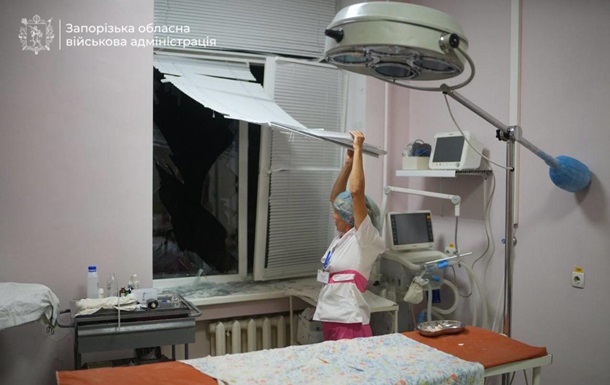 Россияне атаковали детскую больницу в Запорожье