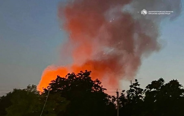 В Днепропетровской области БПЛА вызвали пожары в трех районах