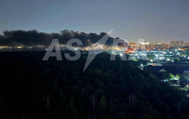 В Краснодаре загорелся склад товаров для дома после атаки дронов - OSINT