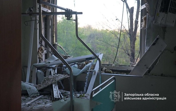 Россияне атаковали две больницы в Запорожье