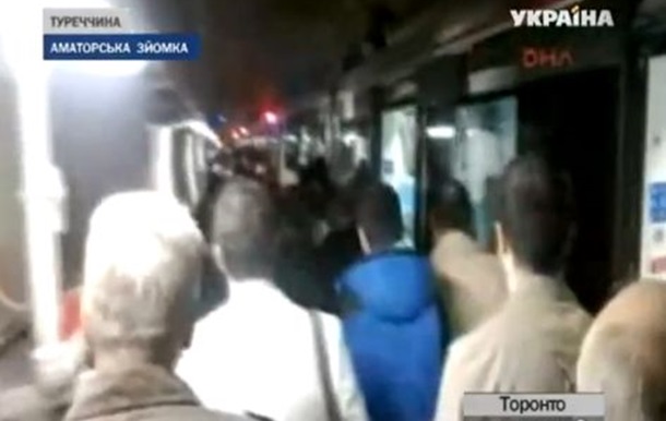 Відразу після відкриття в тунелі під Босфором припинилося електропостачання. Відеосюжет