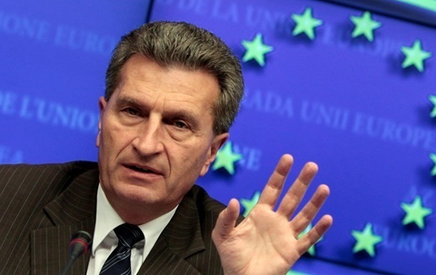 Еттінгер: Пропозиція перенести закупівлю російського газу вимагає перегляду транзитних контрактів