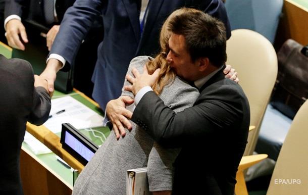 Клімкін пообнімався з Самантою Пауер в ООН