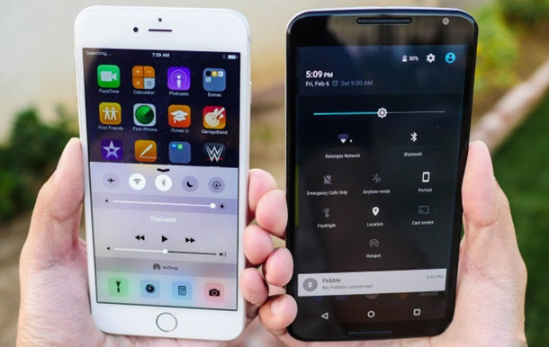 Android виявилася стабільнішою за iOS - ЗМІ