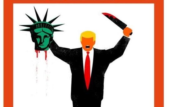 Обкладинка Spiegel із Трампом і головою Статуї Свободи викликала скандал
