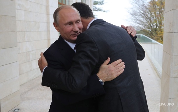Путін пообіцяв Асаду підтримку в Сирії
