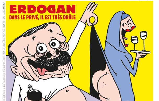 Charlie Hebdo показав обкладинку з карикатурою на Ердогана