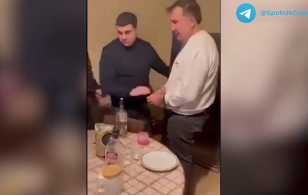 З явилося відео арешту Саакашвілі в квартирі