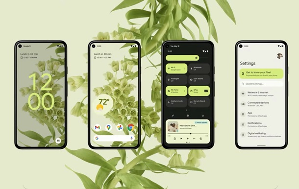Google презентував операційну систему Android 12