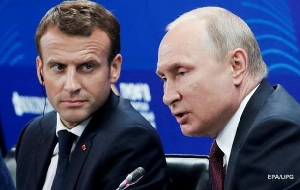 Макрон і Путін обговорили Донбас та Білорусь