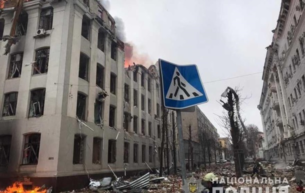 У Харкові під час удару по управлінню поліції загинули чотири особи
