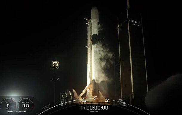 SpaceX вивела на орбіту 55 партію супутників Starlink