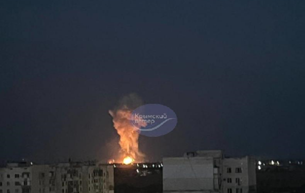 В Крыму заявили об атаке беспилотников в Евпатории