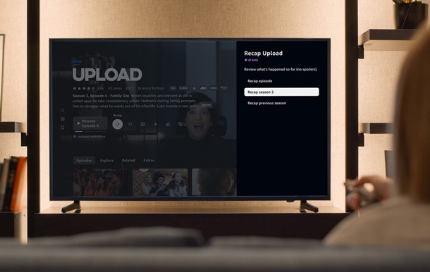 Amazon Prime запустив ШІ-перекази серіалів без спойлерів