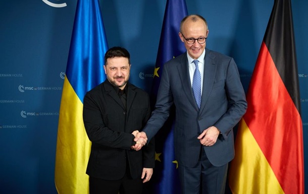 Зеленский втретился с Мерцем
