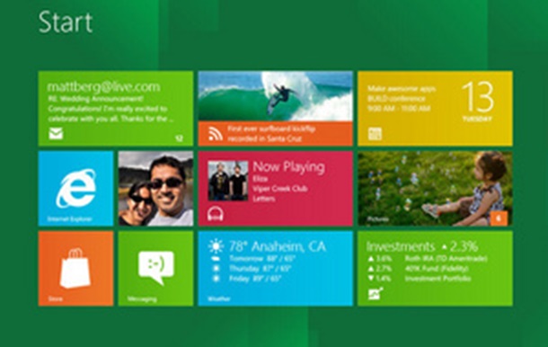 Microsoft випустила бета-версію Windows 8
