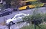 Появилось видео, как байкер начал стрелять в водителя автобуса в Киеве